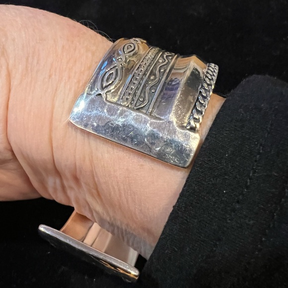 Silver Silpada retired .925 Sterling cuff bracelet - Picture 6 of 6